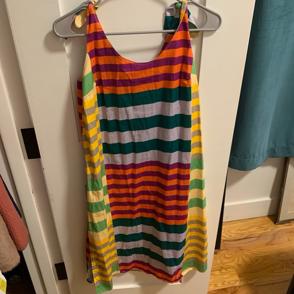 Dusen Dusen Tie Tank Stripe Dress